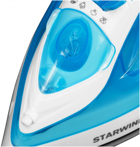 Утюг Starwind SIR2045 1800Вт голубой/белый фото 9