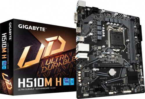 Материнская плата Gigabyte H510M H Soc-1200 Intel H510 2xDDR4 mATX AC`97 8ch(7.1) GbLAN+VGA+HDMI фото 2