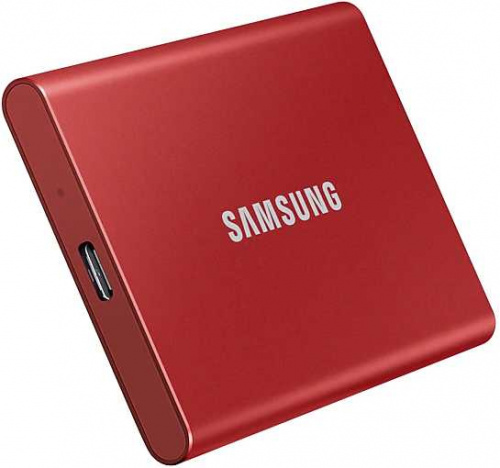 Накопитель SSD Samsung USB-C 1TB MU-PC1T0R/WW T7 1.8" красный фото 6