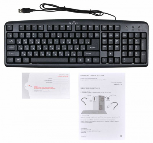 Клавиатура Оклик 100M HW3 черный USB (654570) фото 4