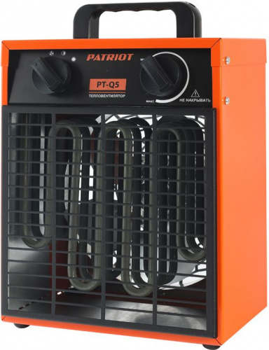 Тепловая пушка электрическая Patriot PTQ 5 оранжевый/черный фото 2
