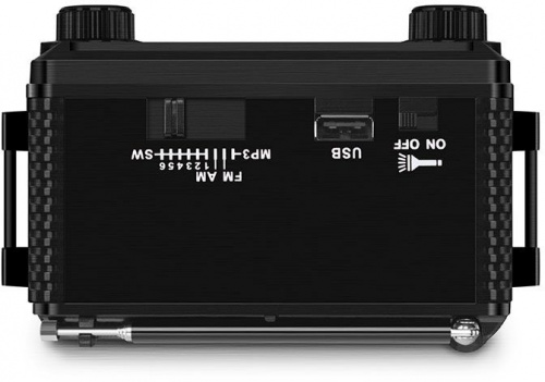 Радиоприемник портативный Sven SRP-355 черный USB SD/microSD фото 6