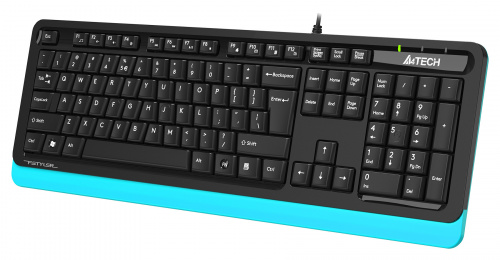 Клавиатура A4Tech Fstyler FKS10 черный/синий USB фото 8