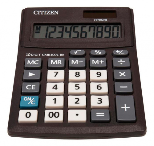 Калькулятор настольный Citizen CMB1001BK черный 10-разр. фото 3