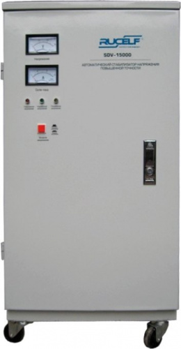 Стабилизатор напряжения Rucelf SDV-15000 15кВА однофазный белый фото 2