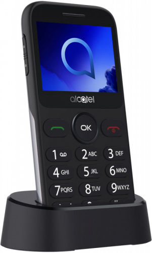 Мобильный телефон Alcatel 2019G серебристый моноблок 1Sim 2.4" 240x320 Thread-X 2Mpix GSM900/1800 GSM1900 FM microSD max32Gb фото 4
