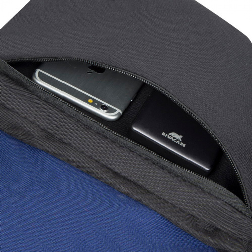 Рюкзак для ноутбука 15.6" Riva Mestalla 5560 синий/черный полиэстер (5560 COBALT BLUE/BLACK) фото 13