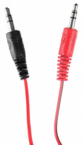 Наушники с микрофоном Оклик HS-M150 черный/красный 2.2м накладные оголовье (359486) фото 2