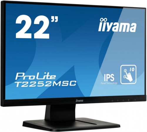 Монитор Iiyama 21.5" ProLite T2252MSC-B1 черный IPS LED 7ms 16:9 HDMI M/M глянцевая 1000:1 250cd 178гр/178гр 1920x1080 D-Sub DisplayPort FHD Touch 4.8кг фото 10