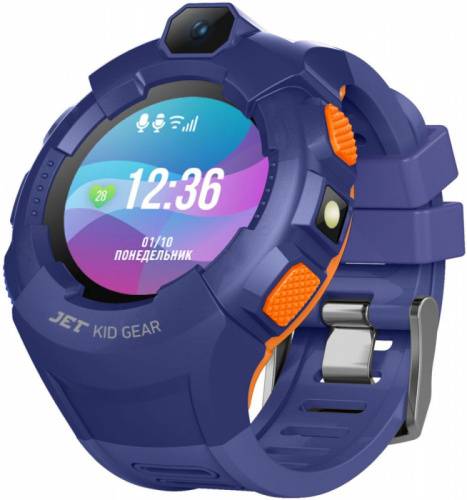Смарт-часы Jet Kid Gear 50мм 1.44" TFT оранжевый (GEAR BLUE+ORANGE) фото 2