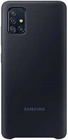 Чехол (клип-кейс) Samsung для Samsung Galaxy A51 Silicone Cover черный (EF-PA515TBEGRU)