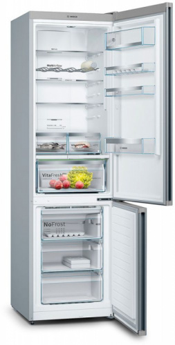 Холодильник Bosch KGN39LQ31R кварцевое стекло/серебристый металлик (двухкамерный) фото 2