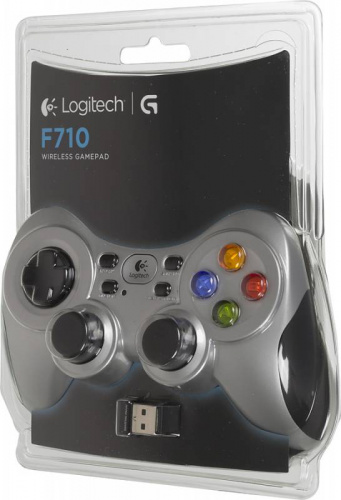 Геймпад Logitech F710 белый USB Беспроводной виброотдача фото 6