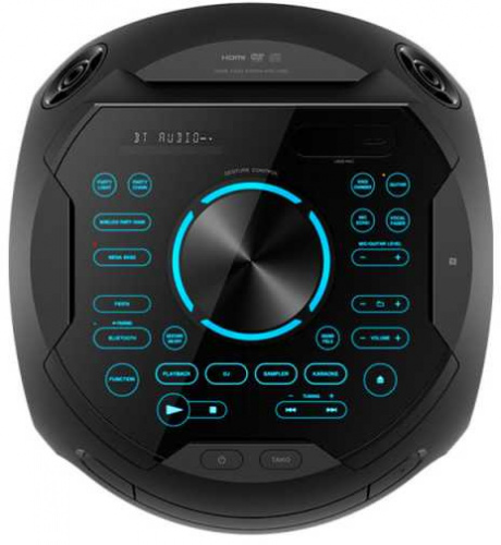Минисистема Hi-Fi Sony MHC-V72D черный/CD/CDRW/FM/USB/BT фото 4