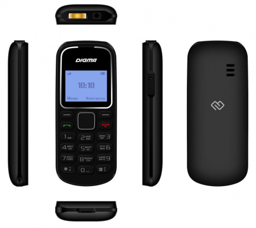 Мобильный телефон Digma Linx A105 2G 32Mb черный моноблок 1Sim 1.44" 98x68 GSM900/1800 фото 5