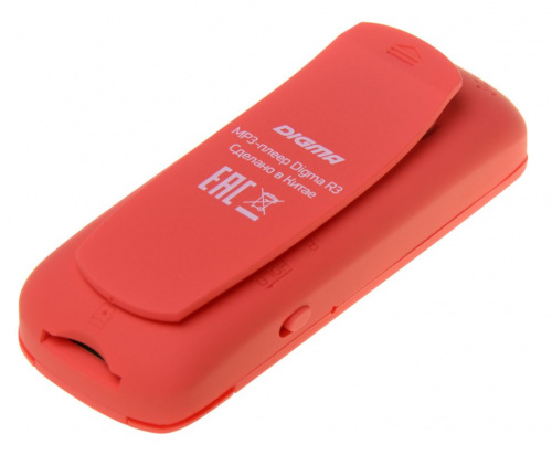 Плеер Flash Digma R3 8Gb красный/0.8"/FM/microSDHC/clip фото 10