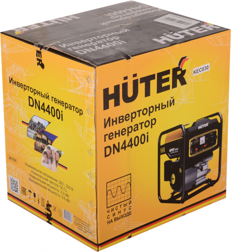 Генератор Huter DN4400i 3.6кВт фото 2