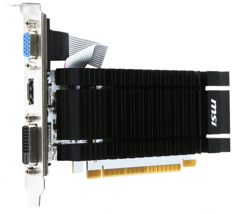 Видеокарта MSI PCI-E N730K-2GD3/LP NVIDIA GeForce GT 730 2Gb 64bit GDDR3 902/1600 DVIx1 HDMIx1 CRTx1 HDCP Ret low profile фото 2