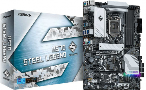 Материнская плата Asrock H570 STEEL LEGEND Soc-1200 Intel H570 4xDDR4 ATX AC`97 8ch(7.1) 2.5Gg+HDMI+DP фото 5