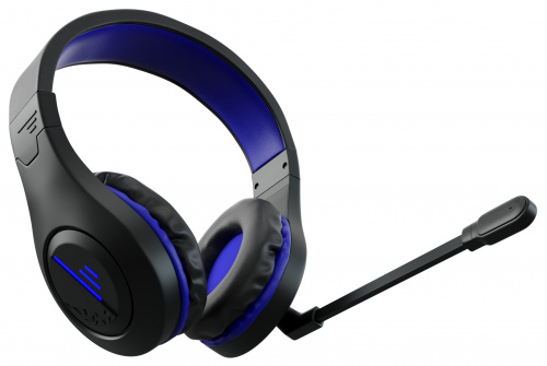 Наушники с микрофоном Оклик GMNG HS-L325G Blue черный/синий 2.2м мониторные оголовье (1533545) фото 5