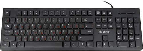 Клавиатура Оклик 505M черный USB slim (1196544) фото 5