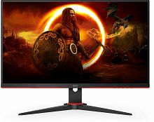 Монитор AOC 23.8" Gaming 24G2SAE черный/красный VA LED 1ms 16:9 HDMI M/M матовая 350cd 178гр/178гр 1920x1080 165Hz FreeSync Premium VGA DP FHD 5.6кг