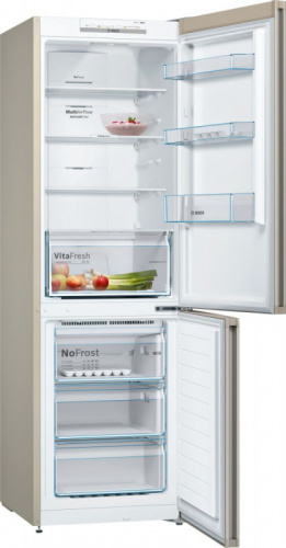 Холодильник Bosch KGN36NK21R бежевый (двухкамерный) фото 2