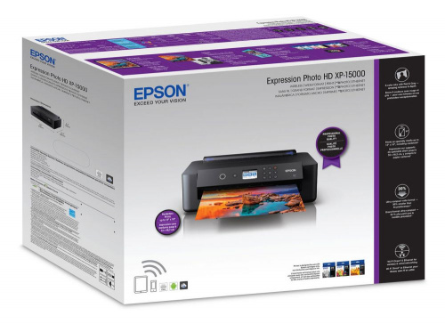 Принтер струйный Epson Expression Photo HD XP-15000 (C11CG43402) A3+ Net WiFi USB RJ-45 черный фото 7