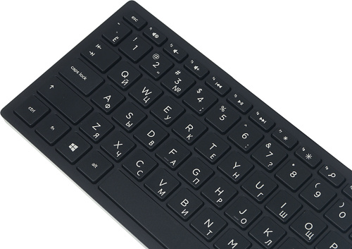 Клавиатура + мышь HP Pavilion 400 клав:черный мышь:черный USB slim фото 9