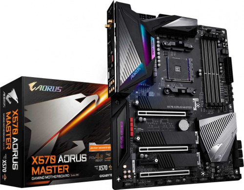 Материнская плата Gigabyte X570 AORUS MASTER Soc-AM4 AMD X570 4xDDR4 ATX AC`97 8ch(7.1) 2xGgE RAID фото 5