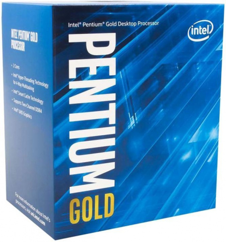 Процессор Intel Pentium Gold G6400 Soc-1200 (4GHz/Intel UHD Graphics 610) Box фото 2