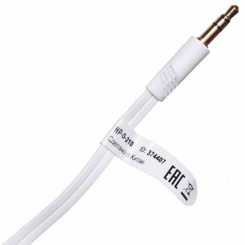 Наушники вкладыши Оклик HP-S-210 1.2м белый проводные в ушной раковине (D1-1W) фото 5