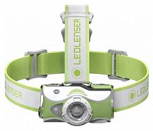Фонарь налобный Led Lenser MH7 зеленый/белый лам.:светодиод. (500991)