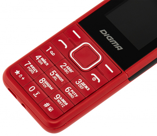 Мобильный телефон Digma C171 Linx 32Mb красный моноблок 2Sim 1.77" 128x160 0.08Mpix GSM900/1800 FM microSD max16Gb фото 7