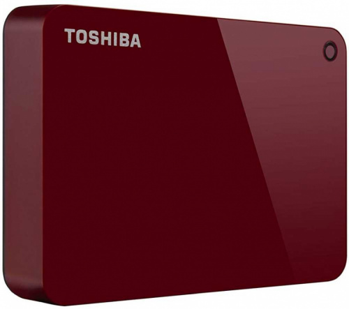 Жесткий диск Toshiba USB 3.0 4Tb HDTC940ER3CA Canvio Advance 2.5" красный фото 2