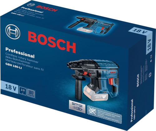 Перфоратор Bosch GBH 180-LI BL патрон:SDS-plus уд.:2Дж аккум. фото 2