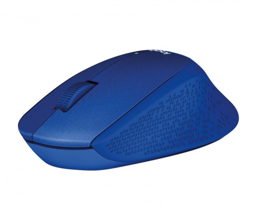Мышь Logitech M330 Silent Plus синий оптическая (1000dpi) беспроводная USB (2but) фото 3