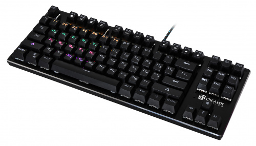Клавиатура Оклик 967G Dark Force механическая черный USB Multimedia for gamer LED фото 5