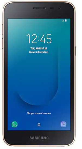 Смартфон Samsung SM-J260 Galaxy J2 Core 16Gb 1Gb золотистый моноблок 3G 4G 2Sim 5" 540x960 Android 8.1 8Mpix WiFi GPS GSM900/1800 GSM1900 MP3 microSD max256Gb