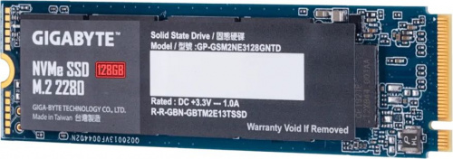 Накопитель SSD Gigabyte PCI-E 3.0 128Gb GP-GSM2NE3128GNTD NVMe M.2 2280 фото 3