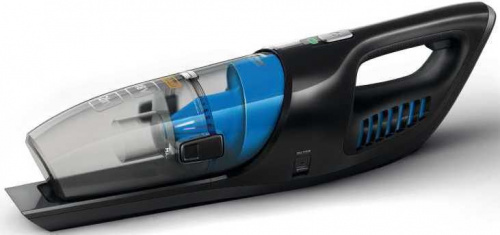 Пылесос ручной Philips PowerPro Duo FC6163/02 черный/синий фото 4