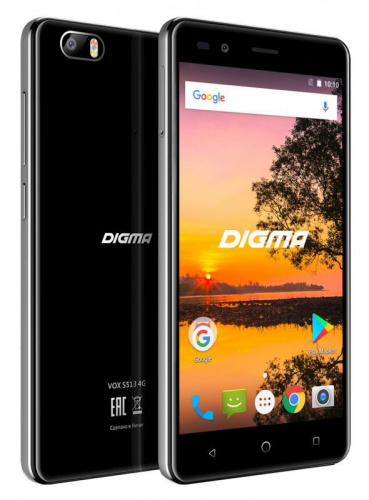 Смартфон Digma S513 4G Vox 16Gb 1Gb черный моноблок 3G 4G 2Sim 5" 720x1280 Android 7.0 5Mpix WiFi GPS GSM900/1800 GSM1900 TouchSc MP3 FM microSD max32Gb фото 3