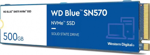 Накопитель SSD WD Original PCI-E x4 500Gb WDS500G3B0C Blue SN570 M.2 2280 фото 2