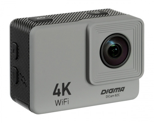 Экшн-камера Digma DiCam 82C серый фото 10