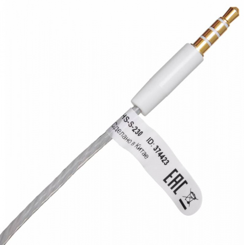 Гарнитура вкладыши Oklick HS-S-230 1.2м серый проводные (в ушной раковине) фото 5