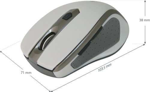Мышь Defender Safari MM-675 Nano Sand бежевый оптическая (1600dpi) беспроводная USB (5but) фото 3