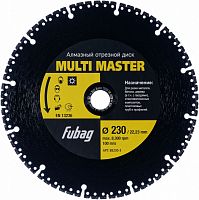 Отрезной диск универсальный Fubag Multi Master (88230-3) d=230мм d(посад.)=22.23мм (угловые шлифмашины)