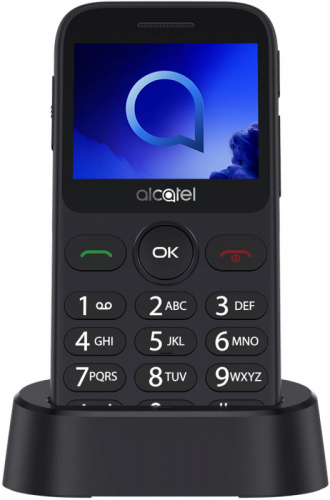 Мобильный телефон Alcatel 2019G серебристый моноблок 1Sim 2.4" 240x320 Thread-X 2Mpix GSM900/1800 GSM1900 FM microSD max32Gb фото 2