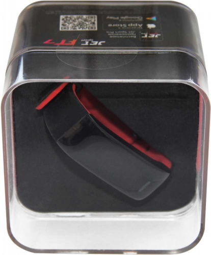 Фитнес-трекер Jet Sport FT-7 OLED корп.:черный рем.:красный (FT-7 RED) фото 2