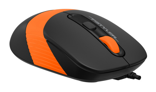 Мышь A4Tech Fstyler FM10 черный/оранжевый оптическая (1600dpi) USB (4but) фото 7